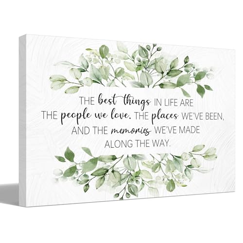 BIWSHA Inspirational The Best Things Quotes Canvas Wall Art Prints