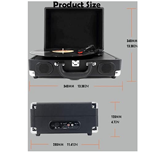 Tourne-disque rétro, phonographe Bluetooth vintage à 3 vitesses, tourne-disque portable, tourne-disque pour toutes les familles - Les Beatles, Paul McCartney, John Lennon, RIngo Starr, George Harrison Tourne-disque rétro, phonographe Bluetooth vintage à 3 vitesses, tourne-disque portable, tourne-disque pour toutes les familles – Image 8