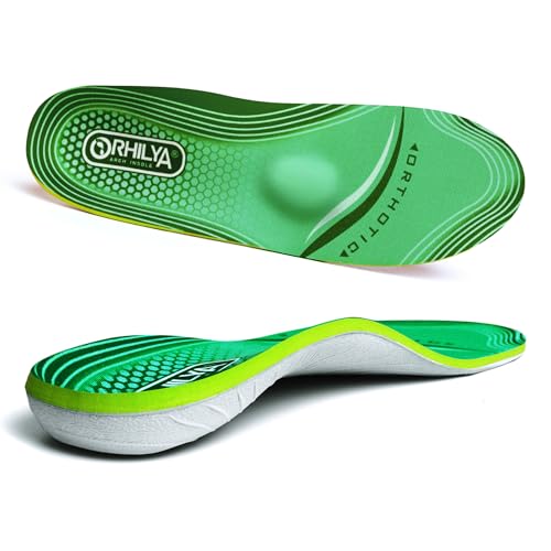 ORHILYA 220lbs+ High Arch Support Insert Plantar Fasciitis Relief Metatarsal Pain Orthotic Insole...
