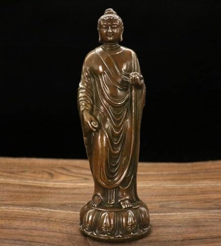 Statue Bouddha de médecine laiton pour éliminer le stress du bureau - 2