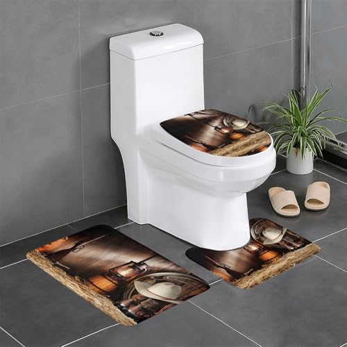 Tapis de bain absorbants de qualité supérieure style American West Rodeo pour hôtels
