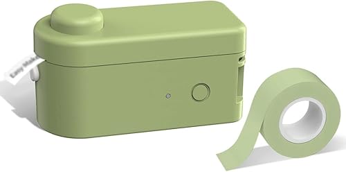 XXXDXDP Portable Mini Pocket Printer Thermal Label Printer Connectivity Inkless Print Stickers Color E Size 1