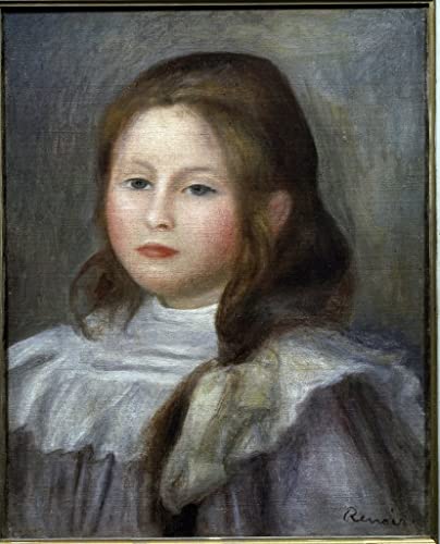 Affiche Renoir portrait d'enfant décoration murale toile 60x90