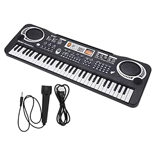 Fuwe Clavier électronique avec 61 Touches, Tableau d’apprentissage, 6 Chansons de Démonstration, 16 Vrais Instruments de… - Les Beatles, Paul McCartney, John Lennon, RIngo Starr, George Harrison Fuwe Clavier électronique avec 61 Touches, Tableau d'apprentissage, 6 Chansons de Démonstration, 16 Vrais Instruments de… – Image 6