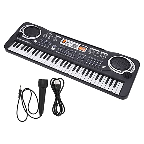 Fuwe Clavier électronique avec 61 Touches, Tableau d’apprentissage, 6 Chansons de Démonstration, 16 Vrais Instruments de… - Les Beatles, Paul McCartney, John Lennon, RIngo Starr, George Harrison Fuwe Clavier électronique avec 61 Touches, Tableau d'apprentissage, 6 Chansons de Démonstration, 16 Vrais Instruments de… – Image 7