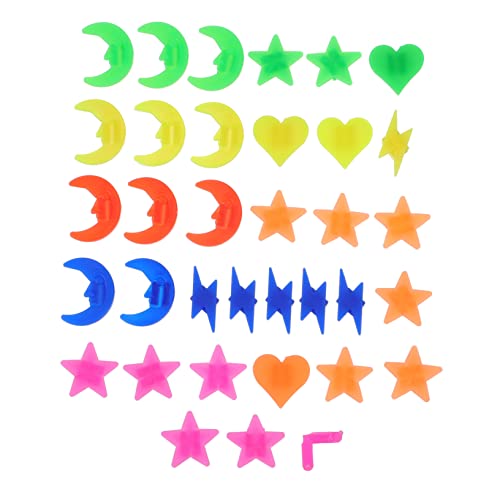 Happyyami 2Bags Bike Wheel Spoke Beads Durable Plastic Clip Decorations for Bicycle Spokes Easy to Install Remove for Bikes Mixed Colors