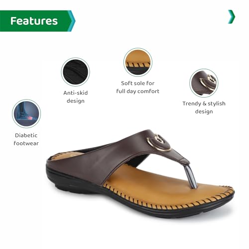 Image of ORTHO JOY Fancy doctor Slipper for women | Fancy Comfortable & Stylish Ortho Slipper for women
