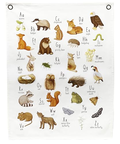 Image of Woodland Nursery Decor for Boys or Girls - Woodland Nursery Wall Decor - Baby Wall Decorations for Nursery
