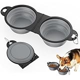 frigo 1 porte gris avec distributeur d'eau Pliage par retournement, gain de place : La conception de pliage à 180 degrés rend la gamelle de voyage pour chien plus compacte, moins encombrante et plus facile à ranger. Le pliage de la double gamelle permet également d'éviter que la poussière ou la saleté ne pénètre dans la gamelle après un stockage prolongé, ce qui permet de garder l'intérieur de la gamelle toujours propre.