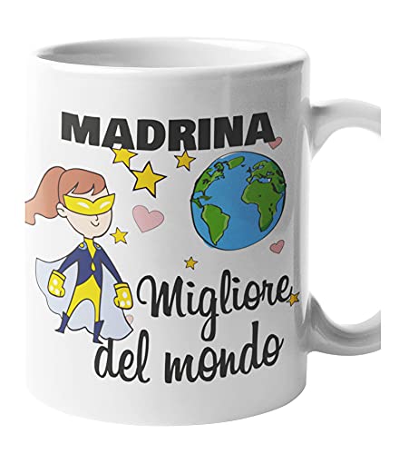 VZIUYTRE Portachiavi Madrina Regalo Madrina Regali Natale Madrina Regalo Compleanno Madrina Portachiavi Donna Battesimo Madrina