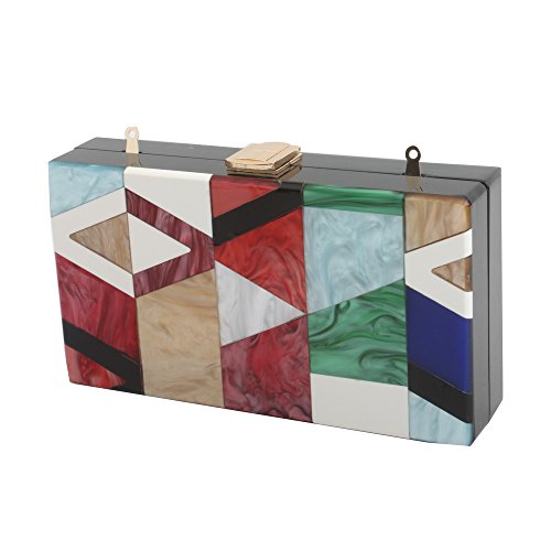 Image of LETODE Acrylic Clutch Bags Purse Perspex Bag Handbags for Women