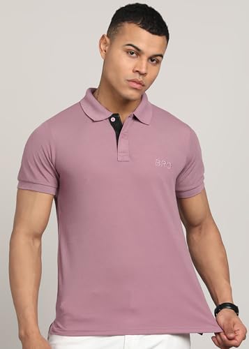 Image of INKKR Men's Solid Polo Neck Half Sleeve Stylish T-Shirt Combo