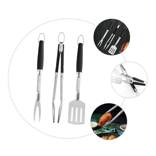 Set de herramientas para parrilla BBQ DOITOOL acero inoxidable miniatura 5