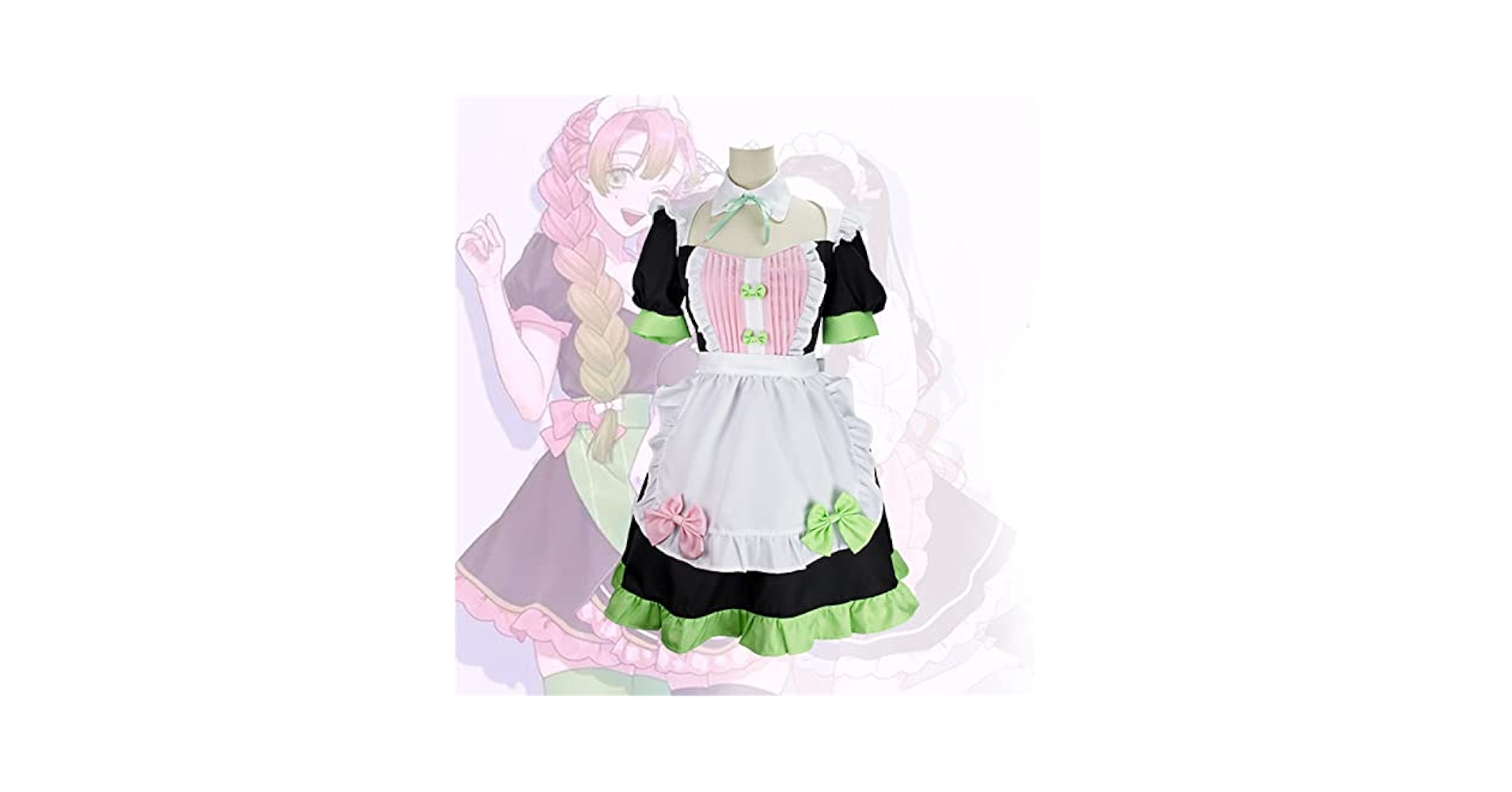 【CGCOS製】鬼滅の刃　甘露寺　フルセ　2XL　コスプレ衣装　E-9779★ CGCOS製】鬼滅の刃 甘露寺 フルセ 2XL コスプレ衣装 E-9779