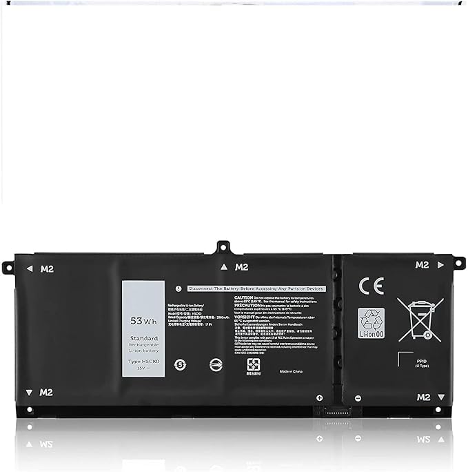 H5CKD Laptop Battery Compatible for Dell Vostro 5300 5401 5501 5402 5502 Latitude 3120 3410 3510 Inspiron 5300 5401 5408 5501 5508 5400 7405 7300 7500 2-in-1 Series 07T8CD 9077G