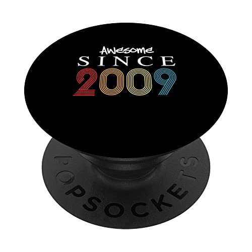 Impresionante Desde 2009 Cumpleaños 2009 Vintage 2009 PopSockets PopGrip Intercambiable