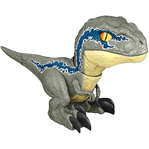 ​Jurassic World Dominion Uncaged Rowdy Roars Velociraptor Beta Dinosaur Action Figure, Toy Gift with Interactive Motion and Sound Touch Response​ Cover