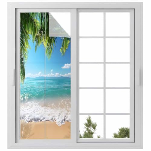 Película de privacidad para ventana, frosted, 29.5x78.7 pulgadas miniatura 1