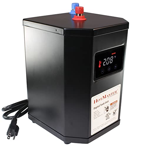 Image of Westbrass DT1F262-12 Docalorah 10 inch 2-Handle Hot and Cold Water Dispenser Faucet with Digital Tank and Filter, Oil Rubbed Bronze