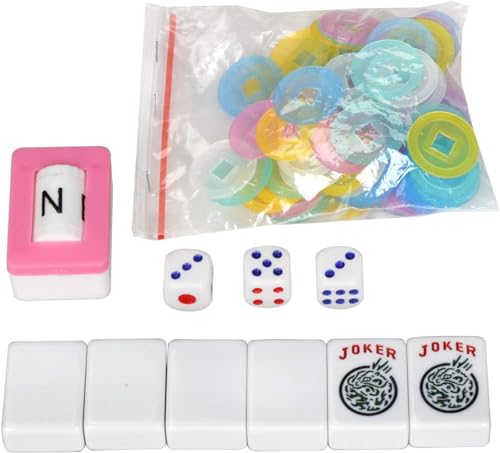 Juego Completo American Mah Jongg con 166 Fichas y Rack miniatura 6