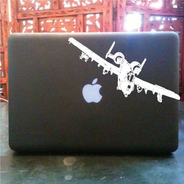 A-10 Thunderbolt II vinyl decal small