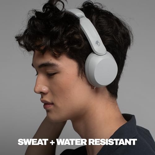 Image of Skullcandy Icon 180 Wireless On-Ear Bluetooth Headphones, Up to 50 Hours Battery, Lightweight and Travel Ready, Secure Fit, Sweat and Water Resistant, Microphone iPhone Android - Cement