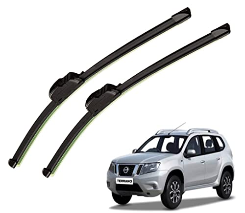 Image of Auto Hub Car Wiper Blades Compatibility With Terrano - Set of 2 Pcs (D-20,P-20)