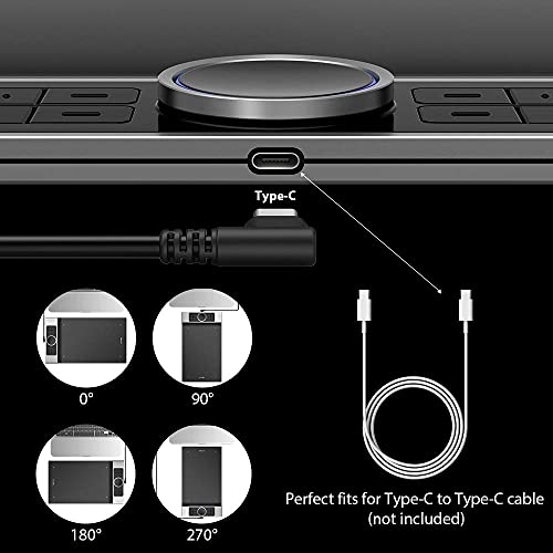 XP-Pen Deco Pro Professional Graphics Drawing Tablet With 8192 Levels Pen Pressure Battery-Free Pen 8 Shortcut Keys Support Windows, Mac & Android (Medium) - Image 6
