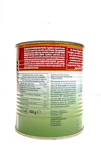 Mutti – Pizza Sauce Aromatica, Pizza Sauce, 800g, (Pack of 6)