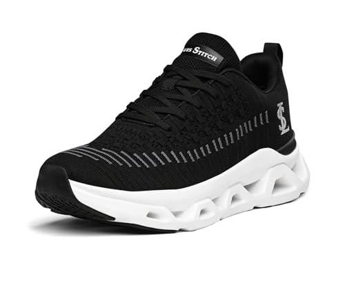 Image of LOUIS STITCH Men's Lightweight Knitted Athleisure Sport Shoes | Casual Lace-Up Sneaker and Athleisure Wear | Perfect for Casual, Gym & Travel Wear | LS-AT-RFKN