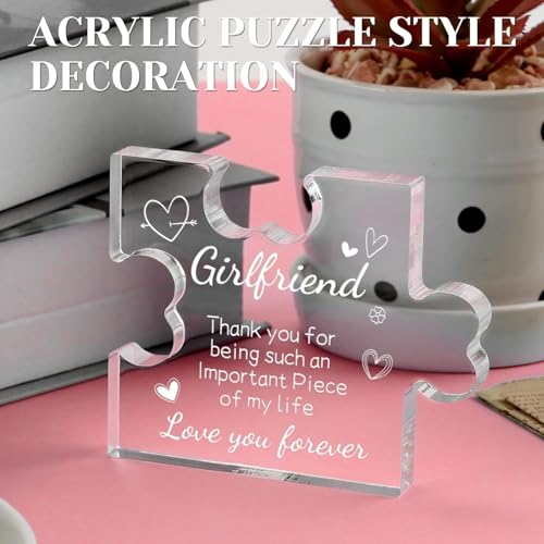 Image of Heart shaped plaque gift (Girlfriend)