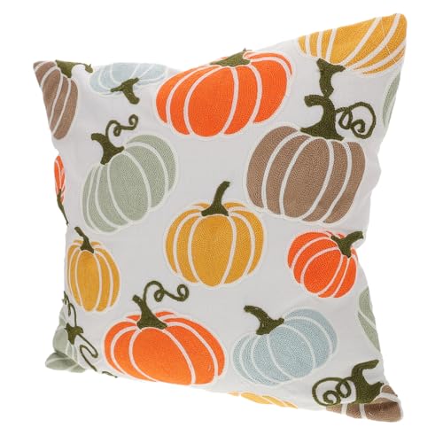 HAPINARY Funda De Almohada De Calabaza Caída Fundas De Almohada Decorative Cushion Cover Funda De Cojín De Acción De Gracias De Otoño Fundas De Almohada De Dibujos Animados Algodón