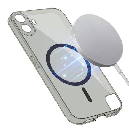 Image of Jkobi Lifetime Anti-Yellow MagSafe Compatible Clear Back Cover Case for Nothing CMF Phone 1 (Sleek Hard Crystal | Shockproof and Camera Protection)