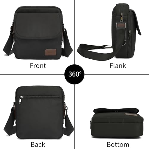 Small Crossbody Bag for Men Nylon Messenger ShoulderBag Women Side Over the Travel Purse2