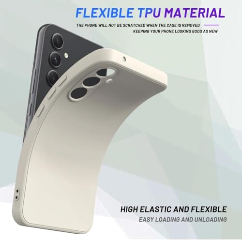 Image of for Samsung Galaxy A37 Case White, Scratch Resistant with Soft Touch, Slim Thin Phone Cover for Galaxy A37