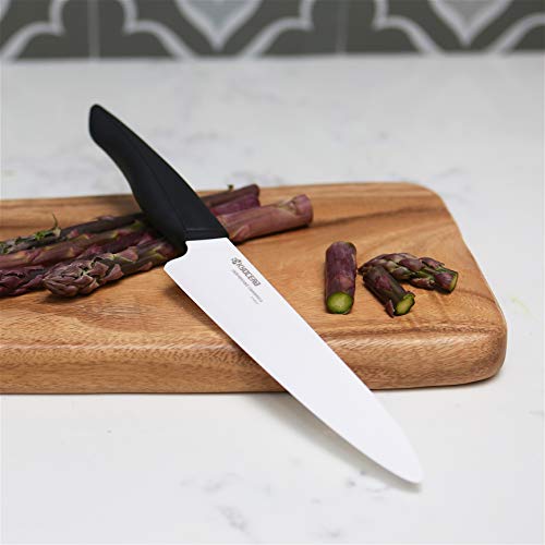 Kyocera Fz-180 Wh-Bk Ceramic Knife, 7", White #TOP3