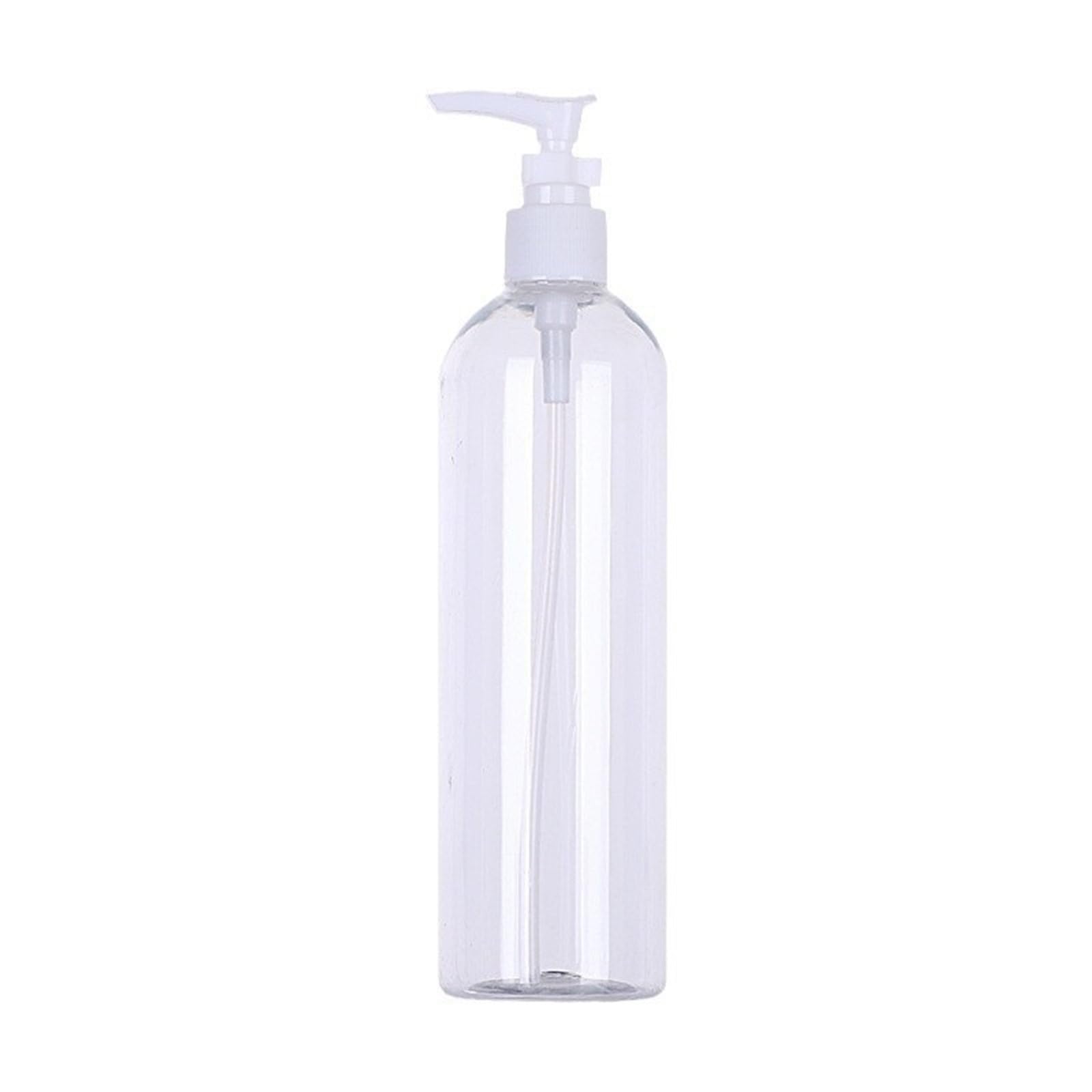 Plastic Refillable Pump Bottle Lotion Dispenser(Transparent 50ml)