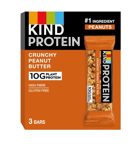 KIND Protein Bars, Gluten Free Snack Bars, Crunchy Peanut Butter,...