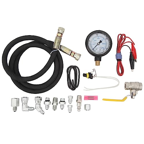 Air Leak Test Kit, for Hpop Test Tool, High Pressure Oil System IPR Air Test Fitting Tool Kit Oil Leak Tester with Test Gauge for 6.0L 7.3L