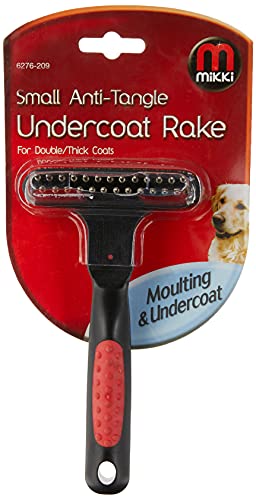 Interpet Mikki Anti-tangle Undercoat Rake Double/Thick Coat Small