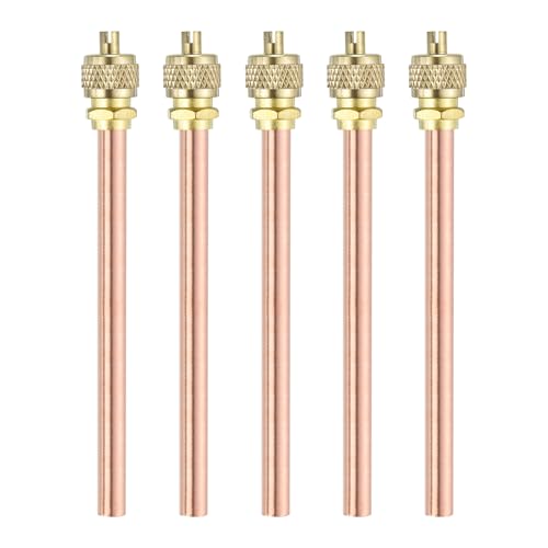 Válvula de aguja de carga 1/4 para mantenimiento de aire acondicionado