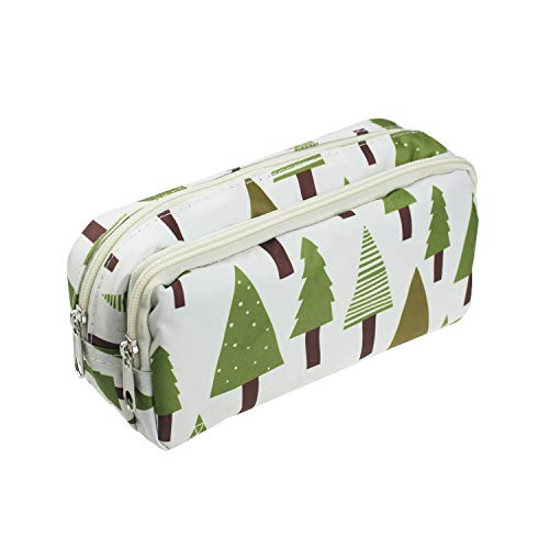 Preisvergleich Produktbild Große Kapazität Federmäppchen Doppelreißverschlüsse Büro Stifthalter Veranstalter Schreibwaren Reisen Multifunktionale Kosmetiktasche mit Innenfächern