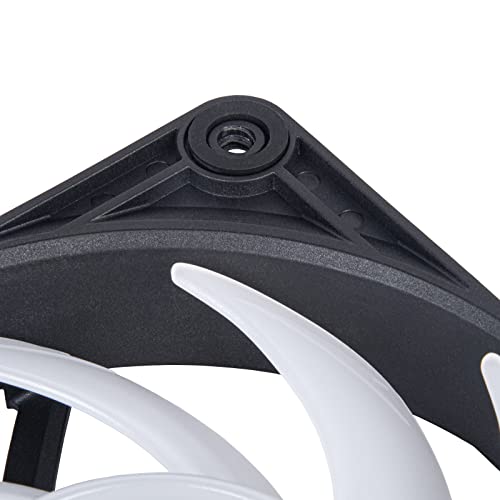 Image of SilverStone Technology Vista 120 ARGB Performance Enhanced 120mm PWM Fan with Addressable RGB (ARGB), SST-VS120B-ARGB