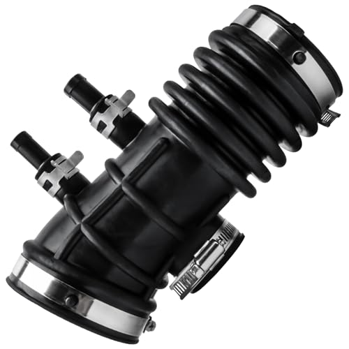 Image of 16578-4S100 Air Intake Hose Tube With Clamps for Nissan 1999-2004 Frontier 3.3L,2000-2004 Xterra V6 3.3L