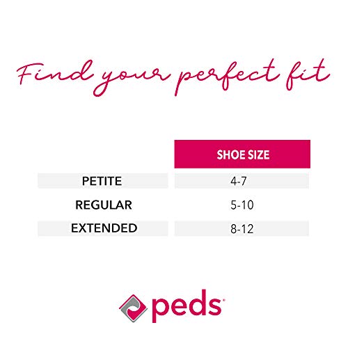 Peds Women's Smooth Edge No Show Socks, Multipairs, Grey (8-Pairs), Shoe Size: 5-10 #TOP6