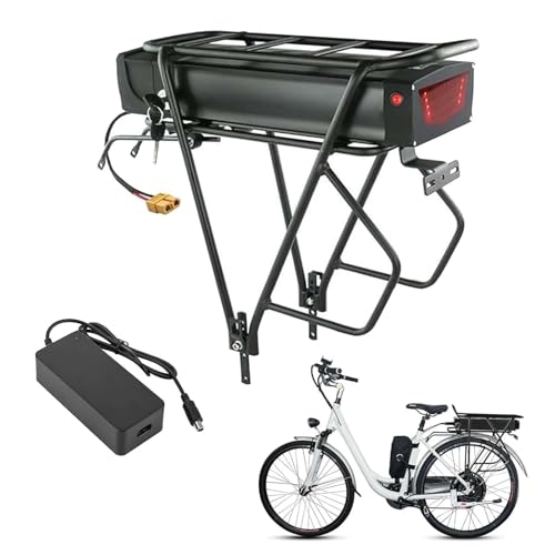 Portaequipajes con batería de 48V para e-bike que eleva la potencia de tu motor hasta 1100W