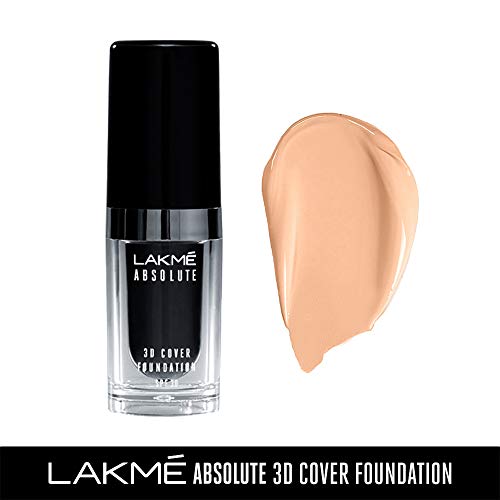 Lakmé Absolute 3D Cover Foundation, Cool Ivory, 15 ml - Image 2