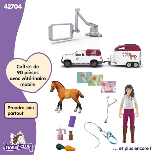 schleich Horse Club | Mobile Tierärztin mit Anhänger 42704 | 90 Teile – Ansicht 5
