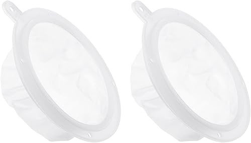PATIKIL Filtro de alimentos de 5.4 pulgadas de diámetro exterior, paquete de 2 filtros de malla de 100 filtros de malla fina para jugo, café,