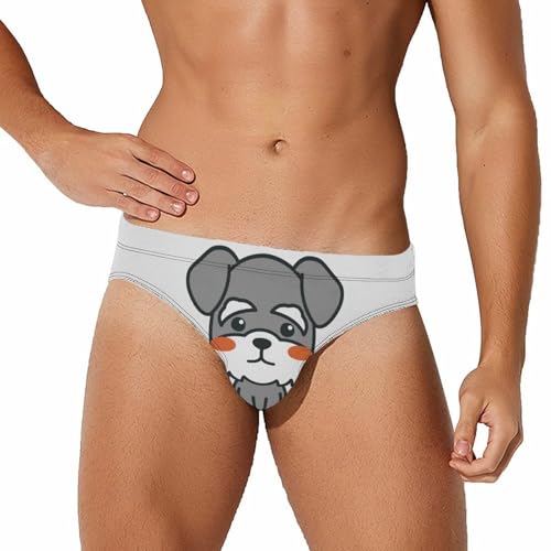 Maillot de bain pour homme motif loup lune original et short de sport coupe sexy